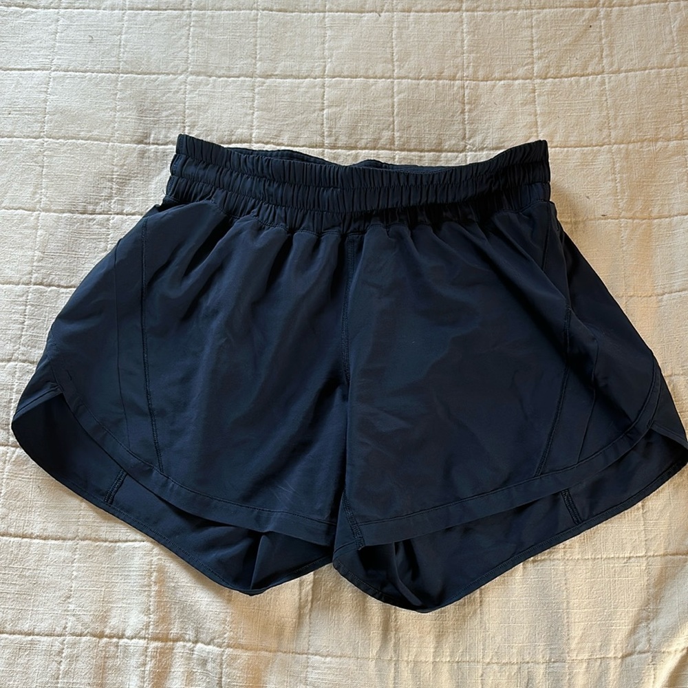Navy Lululemon Athletic Shorts